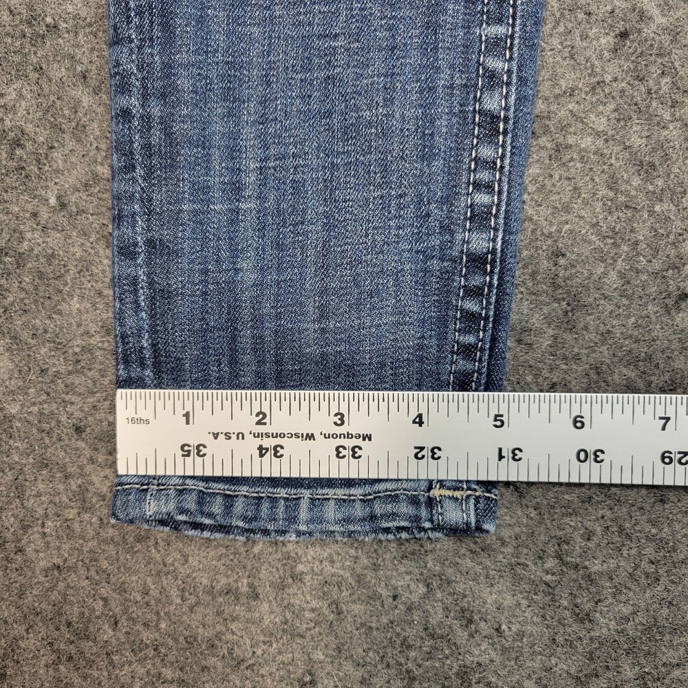 Vigoss Jeans Womens 25 Medium Wash Skinny Distressed Stretch Chelsea Y2K Denim - Picture 9 of 12